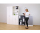 Flexeo® Drehtüren Schrank 6 Fächer = 6 Ordnerhöhen 6