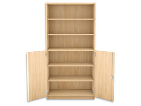 Flexeo® Schrank, 6 Fächer, 2 Halbtüren, Breite 94,4 cm