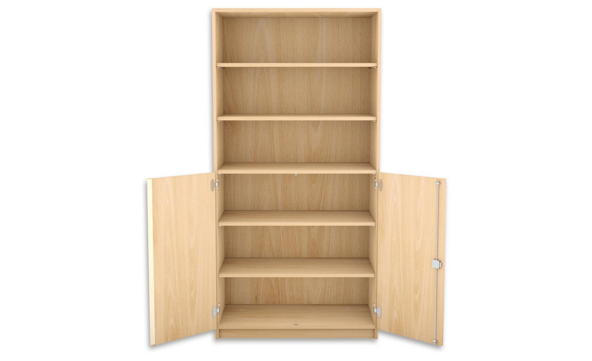 Flexeo® Schrank, 6 Fächer, 2 Halbtüren, Breite 94,4 cm