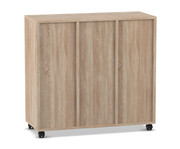 Flexeo® Regal 3 Reihen 16 kleine Boxen 2 Fächer mittig 4
