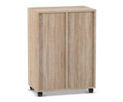 Flexeo® Regal 2 Reihen 4 große Boxen 3 Fächer links 6