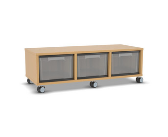 Flexeo® Regal 3 Reihen 3 große Boxen Mittelwand