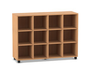 Flexeo® Regal 4 Reihen 12 Fächer 7