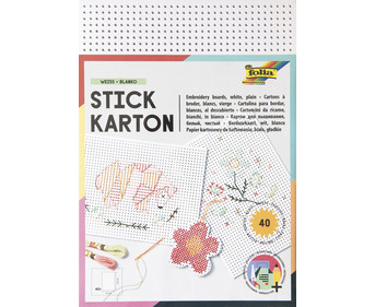 folia Stickkarton unbedruckt