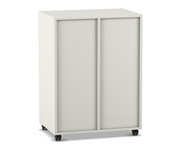 Flexeo® Regal PRO 2 Reihen 8 Boxen Gr S 3 Fächer links 4