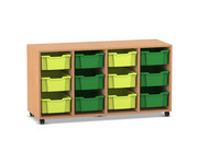 Flexeo® Regal PRO 4 Reihen 12 Boxen Gr M 5