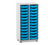 Flexeo® Regal PRO 2 Reihen 24 Boxen Gr S 5