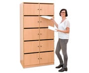 Flexeo® Schließfachschrank 10 Fächer mit Briefschlitzen Breite 94 4 cm 3