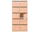 Flexeo® Schließfachschrank 15 Fächer mit Briefschlitzen Breite 142 5 cm 2