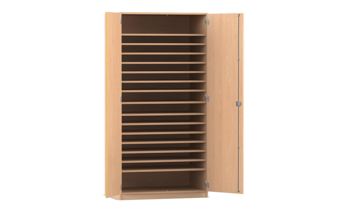 Flexeo® Papierschrank, 16 Fächer