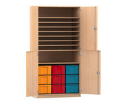 Flexeo® Bastelschrank 9 große Boxen 9 Fächer 1