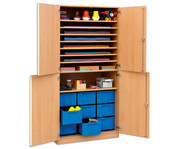 Flexeo® Bastelschrank 9 große Boxen 9 Fächer 2