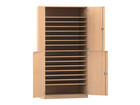 Flexeo® Bastelschrank 16 Fächer Halbtüren