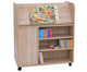 Flexeo® Bücherwagen fahrbar 2 kleine 2 große Boxen 3