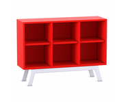 Flexeo® Lounge Möbel 3 Reihen 6 Fächer 1