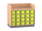 Flexeo® Wickelkommode mit 20 großen Boxen