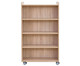 Flexeo® Bücherwagen beidseitig je 3 Fachböden 3