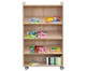 Flexeo® Bücherwagen beidseitig je 3 Schrägablagen 5