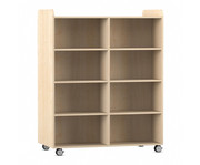 Flexeo® Bücherwagen beidseitig je 6 Fachböden 7
