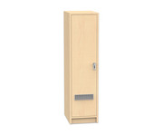 Flexeo® Garderobenschrank Armadio 1 Tür mit Fachboden Höhe 130 4 cm 4