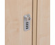 Flexeo® Garderobenschrank Armadio 2 Türen mit Fachböden Höhe 130 4 cm 3