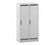 Flexeo® Garderobenschrank Armadio 2 Türen mit Fachböden Höhe 130 4 cm 7