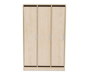 Flexeo® Garderobenschrank Armadio 3 Türen mit Fachböden Höhe 154 8 cm 2