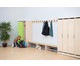 Flexeo® Garderobenleiste Armadio Dachform mit Haken 5