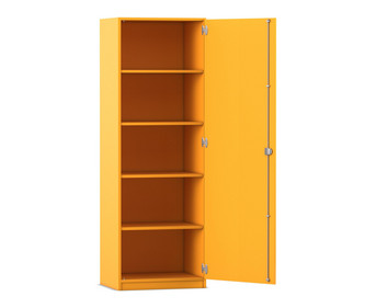 Flexeo® Schrank 5 Fächer 1 Tür Breite 64 1 cm