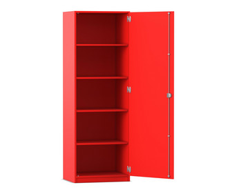 Flexeo® Schrank 5 Fächer 1 Tür Breite 64 1 cm