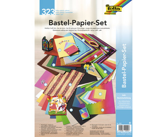 folia Bastel Papier Set 323 teilig