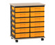 Flexeo® Fahrbares Containersystem mit Ablage 12 kleine Boxen 7