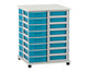 Flexeo® Fahrbares Containersystem mit Ablage 32 kleine Boxen 3