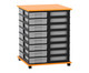 Flexeo® Fahrbares Containersystem mit Ablage 32 kleine Boxen 5