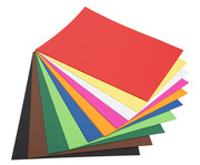 folia Tonkarton 220 g/m² 50 x 70 cm 100 Bogen 10 Farben 1
