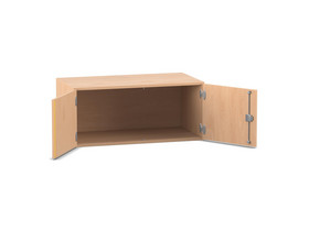 Flexeo® Aufsatzschrank, 1 Fach, 2 Türen, Breite 94,4 cm