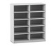 Flexeo® Bibliotheksregal Herkules mittelhoch Breite 126 4 cm 7