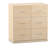 Flexeo® Schrank 6 große Schubladen Breite 94 4 cm 1