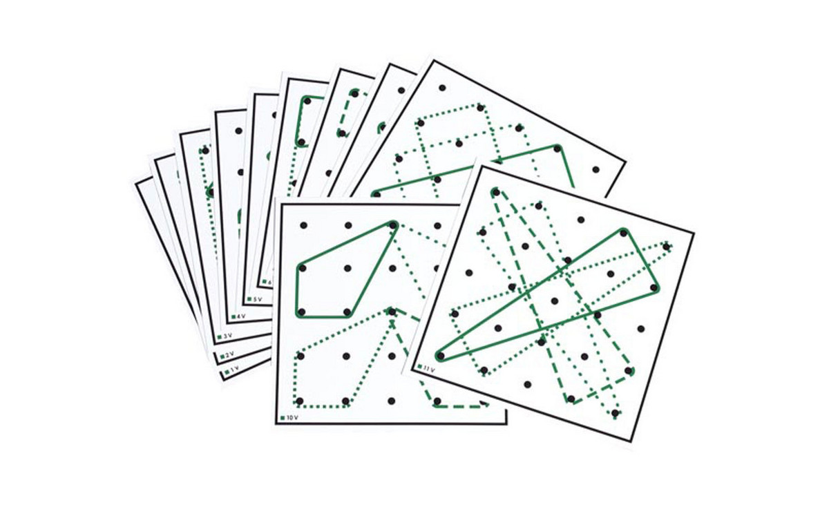 Betzold Arbeitskarten für transparente Geometrie-Boards 2