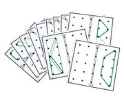 Betzold Karten für transparente Geometrie Boards Spiegelsymmetrie 1