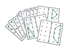 Betzold Karten für transparente Geometrie Boards Spiegelsymmetrie