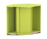 Flexeo® Eckregal 3 Fächer 7