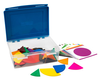 Betzold Set mit Bruchrechen Karten und Legematerial
