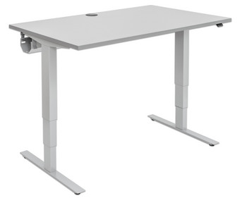 Flexeo® Schreibtisch höhenverstellbar B x T: 120 x 80 cm