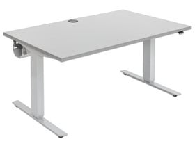 Flexeo® Schreibtisch höhenverstellbar, B x T: 140 x 80 cm