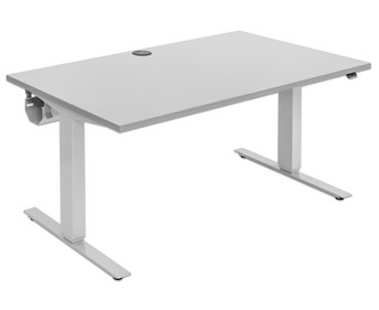 Flexeo® Schreibtisch höhenverstellbar B x T: 140 x 80 cm