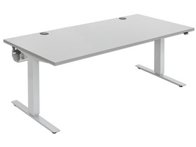 Flexeo® Schreibtisch höhenverstellbar, B x T: 180 x 80 cm