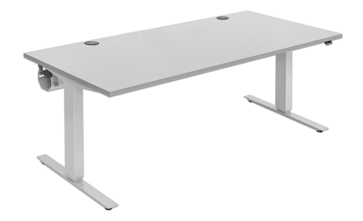 Flexeo® Schreibtisch höhenverstellbar, B x T: 180 x 80 cm