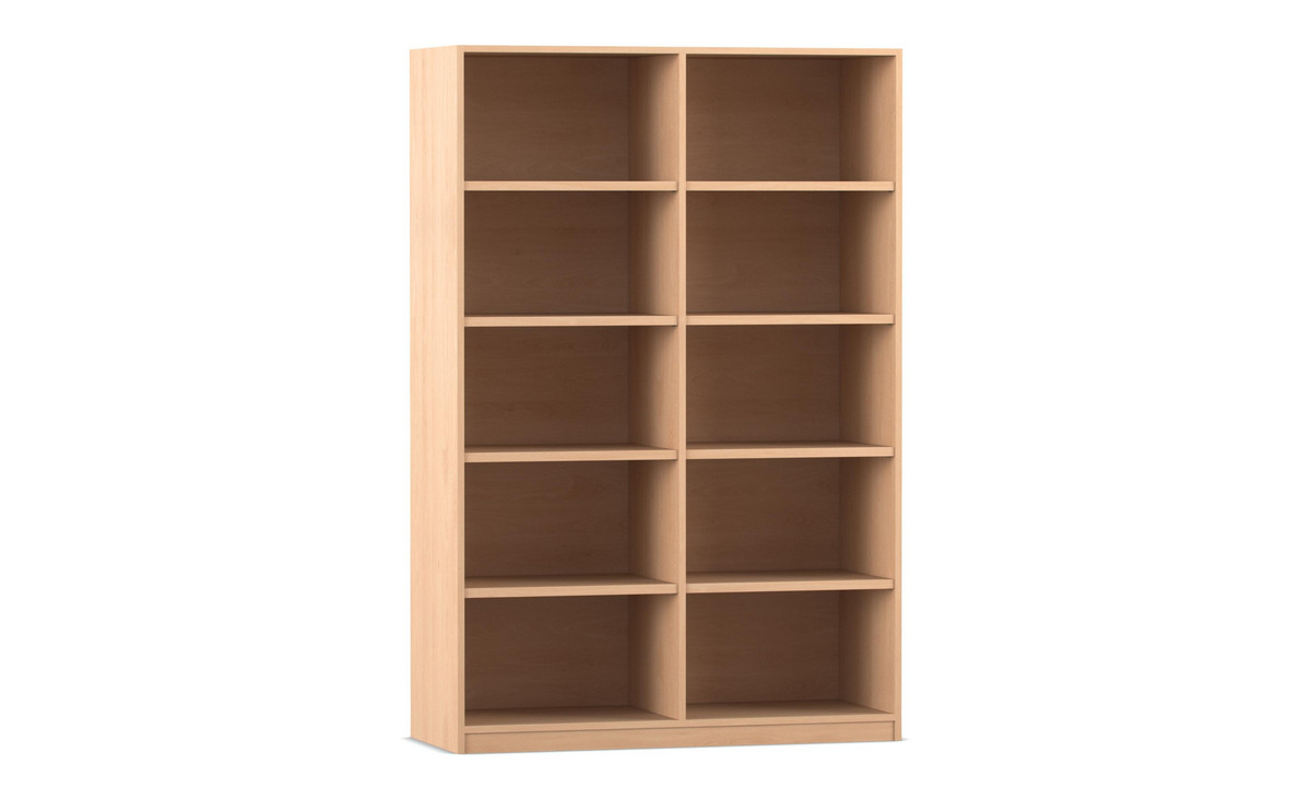 Flexeo® Bibliotheksregal Herkules, hoch, Breite 126 cm