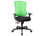 Bürostuhl Point mit Netz Rückenlehne und Armlehnen 6